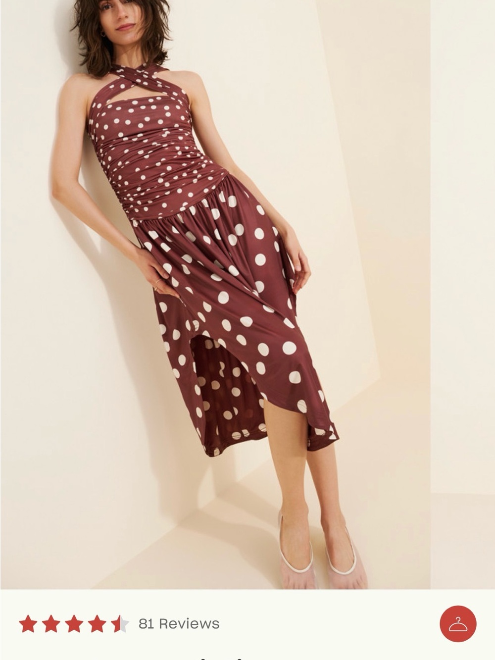 Free people polka dot dress